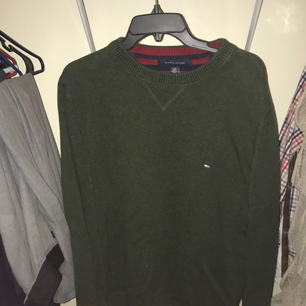 Green sweater